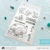 MAMA ELEPHANT: Candy Cane Lane | Stamp & Die Bundle