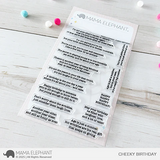 MAMA ELEPHANT: Cheeky Birthday | Stamp