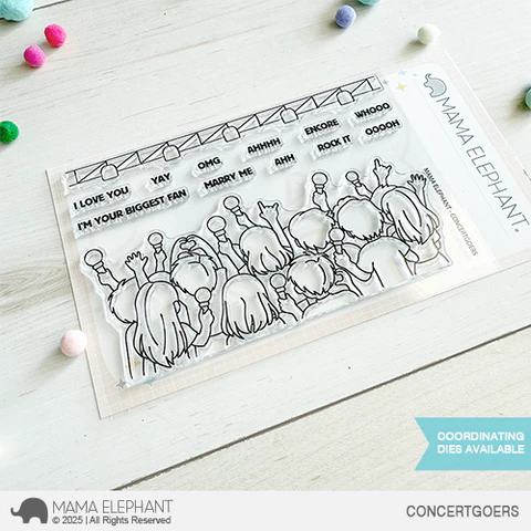 MAMA ELEPHANT: Concertgoers | Stamp