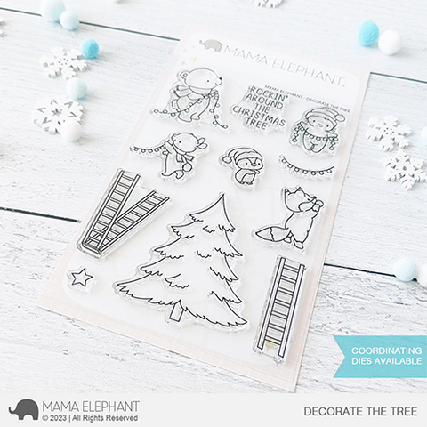 MAMA ELEPHANT: Decorate the Tree | Stamp