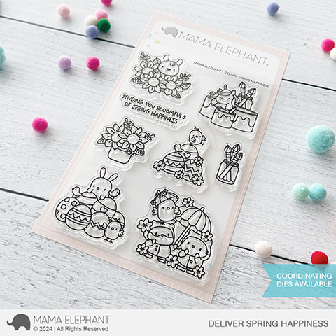 MAMA ELEPHANT: Deliver Spring Happiness | Stamp