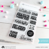 MAMA ELEPHANT: Handle With Care | Stamp