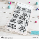 MAMA ELEPHANT: Hi Sweetie | Stamp and Creative Cuts Bundle