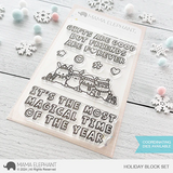 MAMA ELEPHANT: Holiday Block Set | Stamp and Creative Cuts Bundle