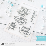 MAMA ELEPHANT: Make it Merry | Stamp and Creative Cuts Bundle