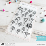 MAMA ELEPHANT: Plant Picks | Stamp and Creative Cuts Bundle