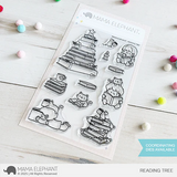 MAMA ELEPHANT: Reading Tree | Stamp & Die Bundle