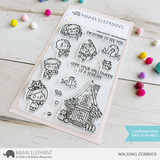 MAMA ELEPHANT: Stamp | Walking Zombies