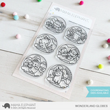 MAMA ELEPHANT: Wonderland Globes | Stamp & Die Bundle