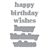 SPELLBINDERS:  Happy Birthday Wishes | Die