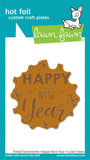 LAWN FAWN: Foiled Sentiments | Happy New Year | Hot Foil Plate