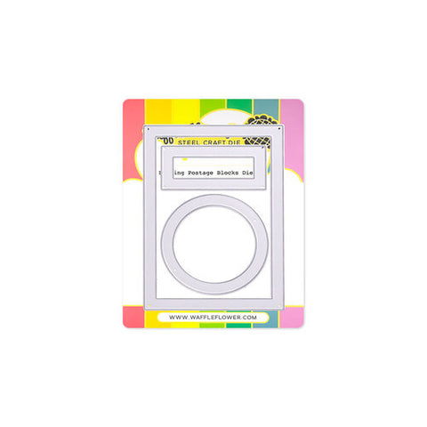 WAFFLE FLOWER: Die | Nesting Postage Blocks