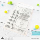 MAMA ELEPHANT:  Jar of Hearts | Stamp and Creative Cuts Bundle
