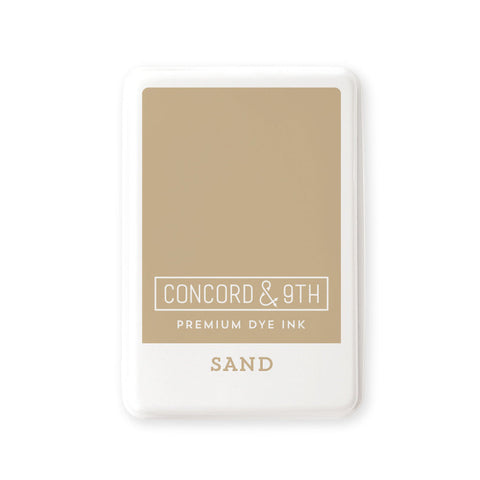 CONCORD & 9 TH: Premium Dye Ink Pad | Sand
