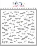 PRETTY PINK POSH:  Scattered Bats | Stencil