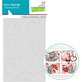 LAWN FAWN: Scent With Love  | Coloring Stencil