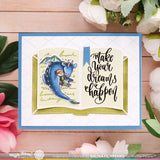 WAFFLE FLOWER: Script Texture  | Stamp