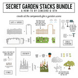 CONCORD & 9 th : Secret Garden Stacks | Stamp & Die Bundle