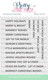 PRETTY PINK POSH:  Sentiment Strips | Christmas | Stamp