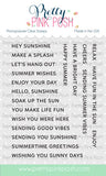 PRETTY PINK POSH:  Sentiment Strips | Summer | Stamp