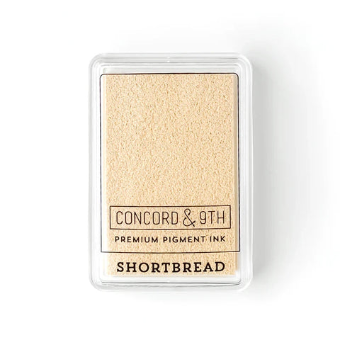 CONCORD & 9 TH: Premium Pigment Ink Pad | Shortbread