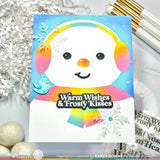 WAFFLE FLOWER: Snow Cheer Sentiments | Combo Stamp & Die