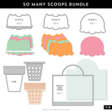 CONCORD & 9 th : So Many Scoops | Stamp & Die Bundle