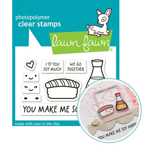 LAWN FAWN: Soy Happy | Stamp