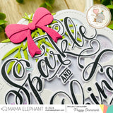 MAMA ELEPHANT: Sparkle and Shine | Stamp and Creative Cuts Bundle