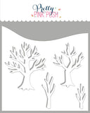 PRETTY PINK POSH: Stencil | Spooky Trees