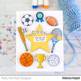 PRETTY PINK POSH:  Sports | Stamp & Die Bundle