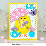 PRETTY PINK POSH: Raindrops | Stencil