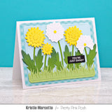 PRETTY PINK POSH: Die | Stitched Dandelions