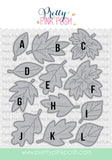 PRETTY PINK POSH: Die | Stitched Leaves