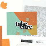 CONCORD & 9 th : Stitched Leaves Card Front | Die