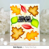 PRETTY PINK POSH: Die | Stitched Leaves