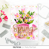 PRETTY PINK POSH: Stitched Spring Flowers | Die