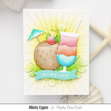PRETTY PINK POSH:  Stamp | Summer Banner Greetings