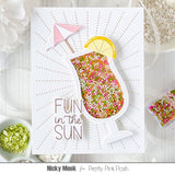PRETTY PINK POSH: Die | Sunburst Pierced Plate
