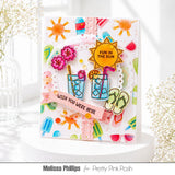 PRETTY PINK POSH: Layered Stencil 2PK | Summer Fun