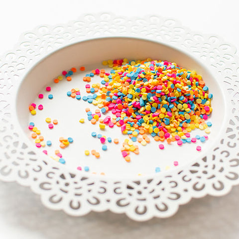 PRETTY PINK POSH:  Clay Confetti | Summertime