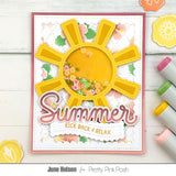 PRETTY PINK POSH:  Stamp | Summer Banner Greetings