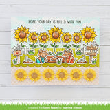 LAWN FAWN: Sunflower Border | Lawn Cuts Die