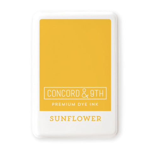 CONCORD & 9 TH: Premium Dye Ink Pad | Sunflower