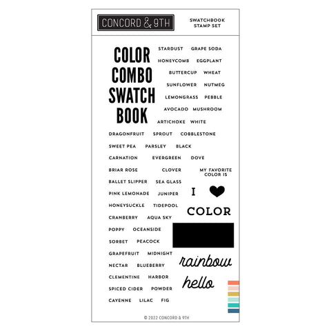 CONCORD & 9 th : Swatchbook | Stamp