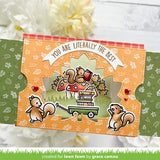 LAWN FAWN: Ta-da!  Diorama!  Maple Leaf Window Add-On  | Lawn Cuts Die