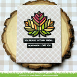 LAWN FAWN: Ta-da!  Diorama!  Maple Leaf Window Add-On  | Lawn Cuts Die