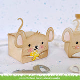 LAWN FAWN: Tiny Gift Box Mouse Add-on | Lawn Cuts Die