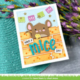 LAWN FAWN: Tiny Gift Box Mouse Add-on | Lawn Cuts Die