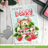 LAWN FAWN: Tiny Gift Box Mouse Add-on | Lawn Cuts Die